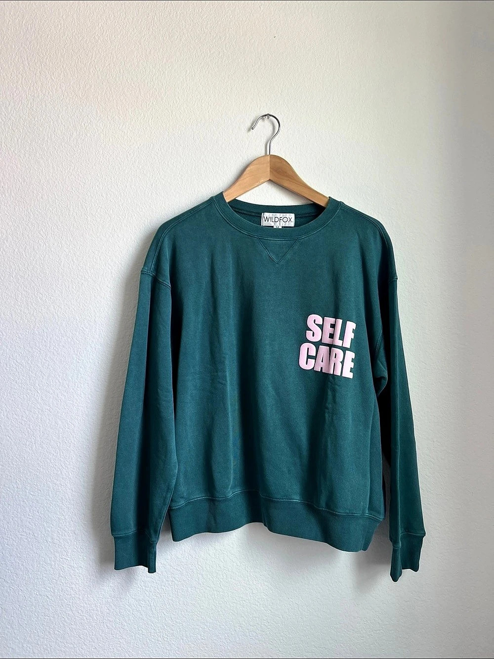 Wildfox Self Care / Shopping For Myself Sweatshirt Graphic Sweatshirt
